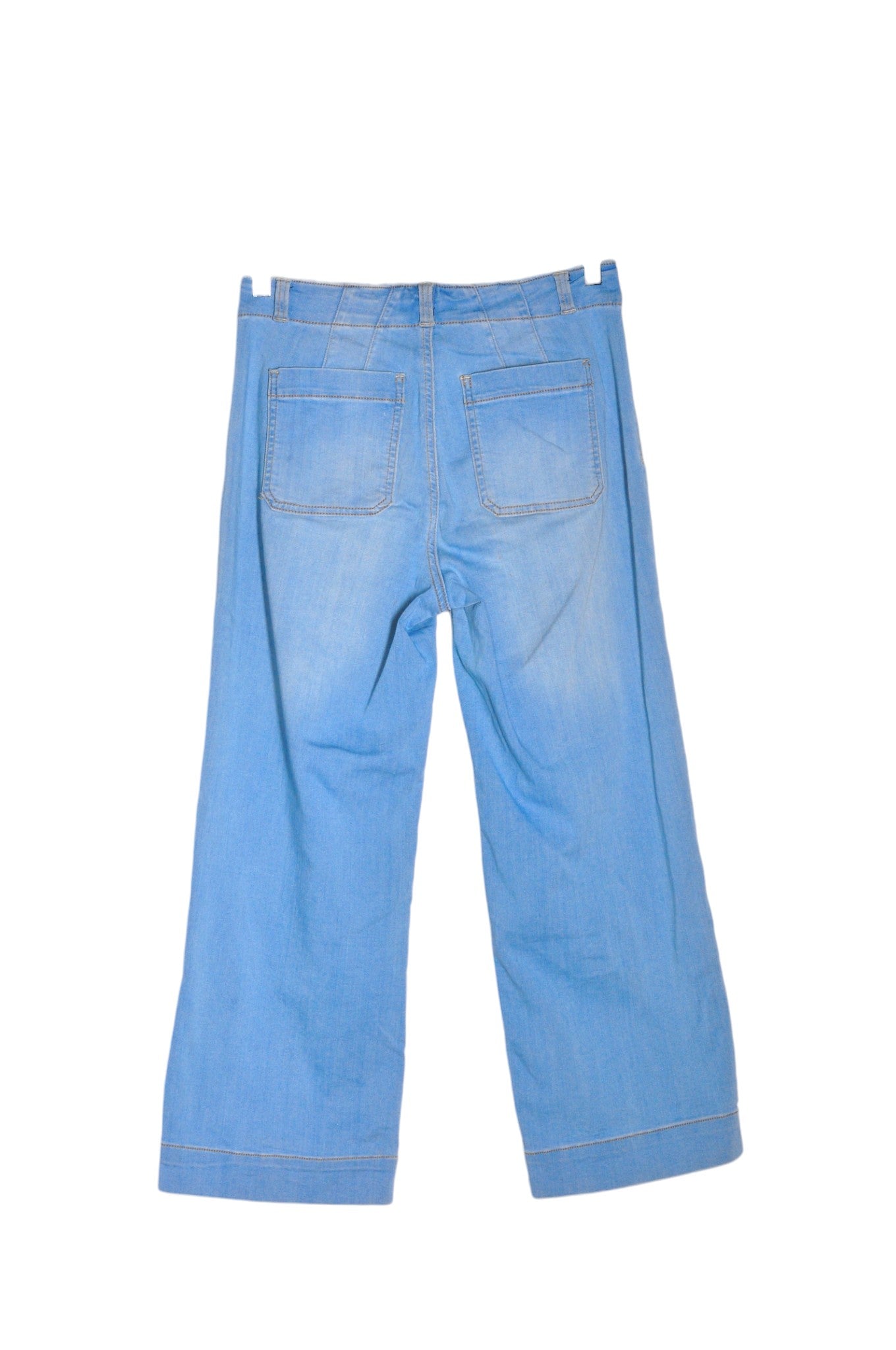 1822 DENIM Women Wide Legs Jeans Regular fit in Blue - Size 4 | 17.8 $ KOOP