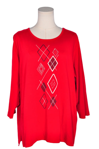 ALIA Women T-Shirts Regular fit in Red - Size 2XL | 9.99 $ KOOP