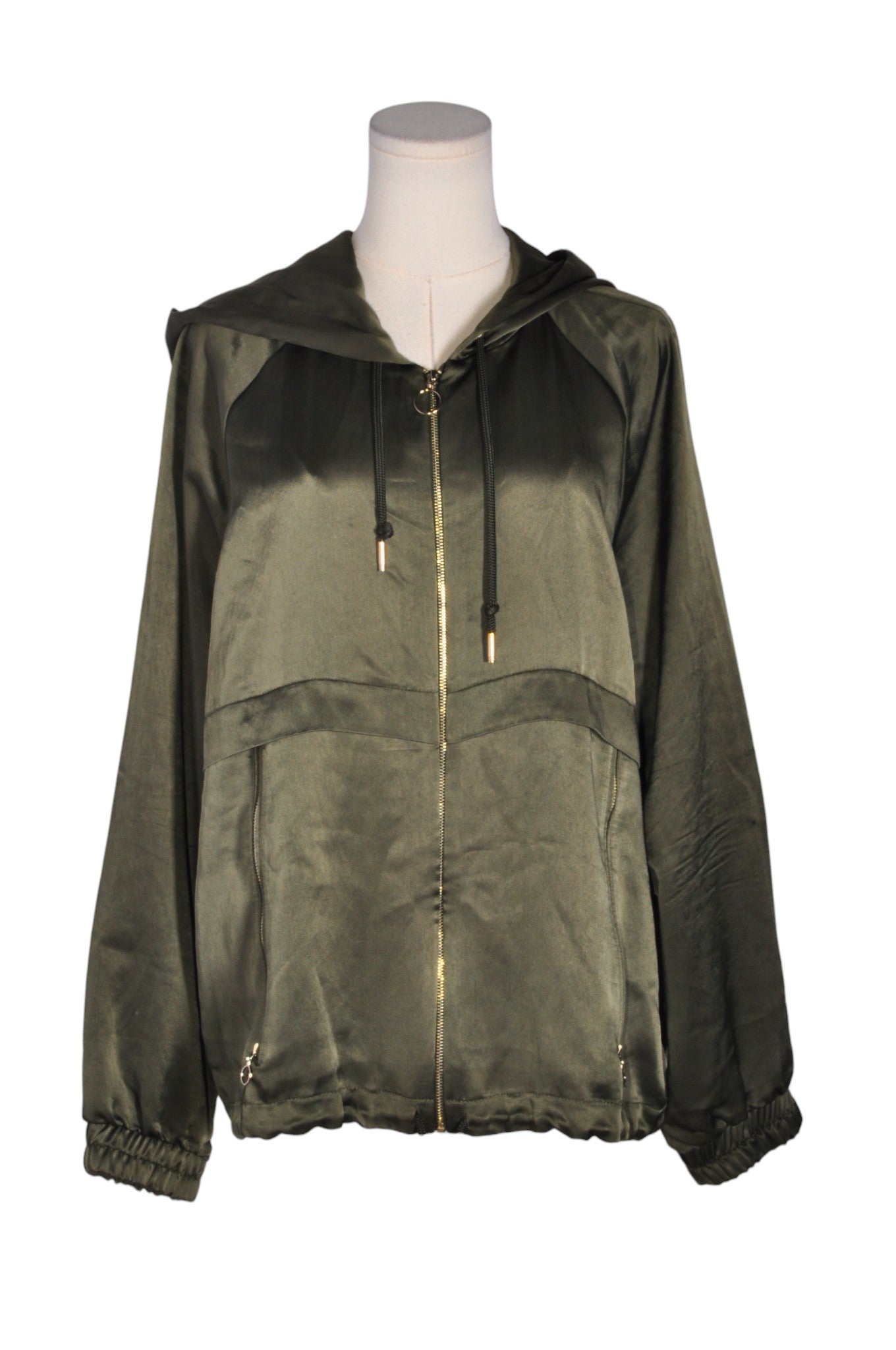 ZARA Women Bombers Jackets Regular fit in Green - Size XL | 27.8 $ KOOP