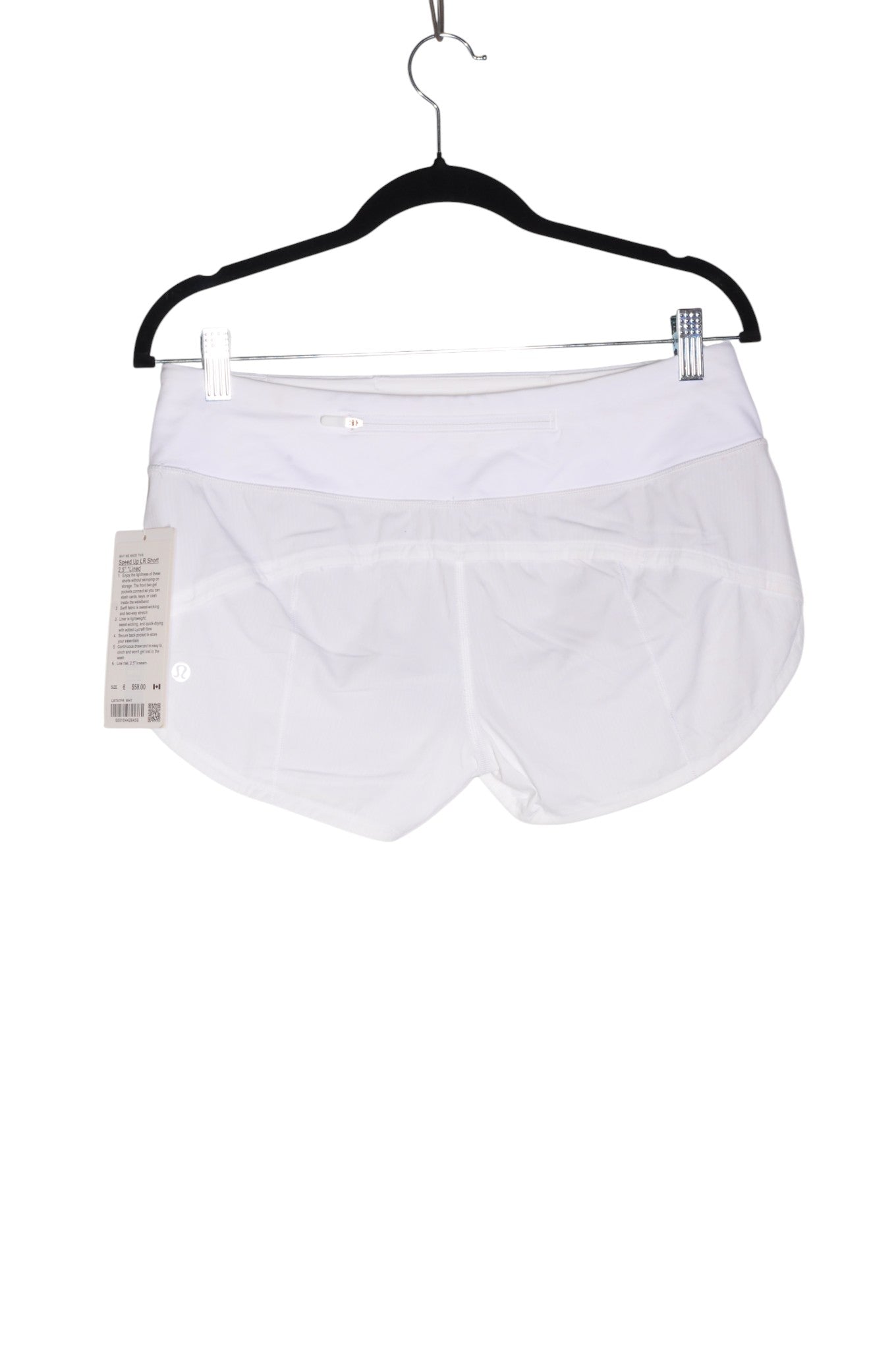 LULULEMON Women Activewear Shorts & Skirts Regular fit in White - Size 6 | 22.4 $ KOOP