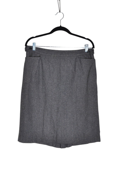 KURRENT Women Casual Skirts Regular fit in Gray - Size 10 | 13.25 $ KOOP