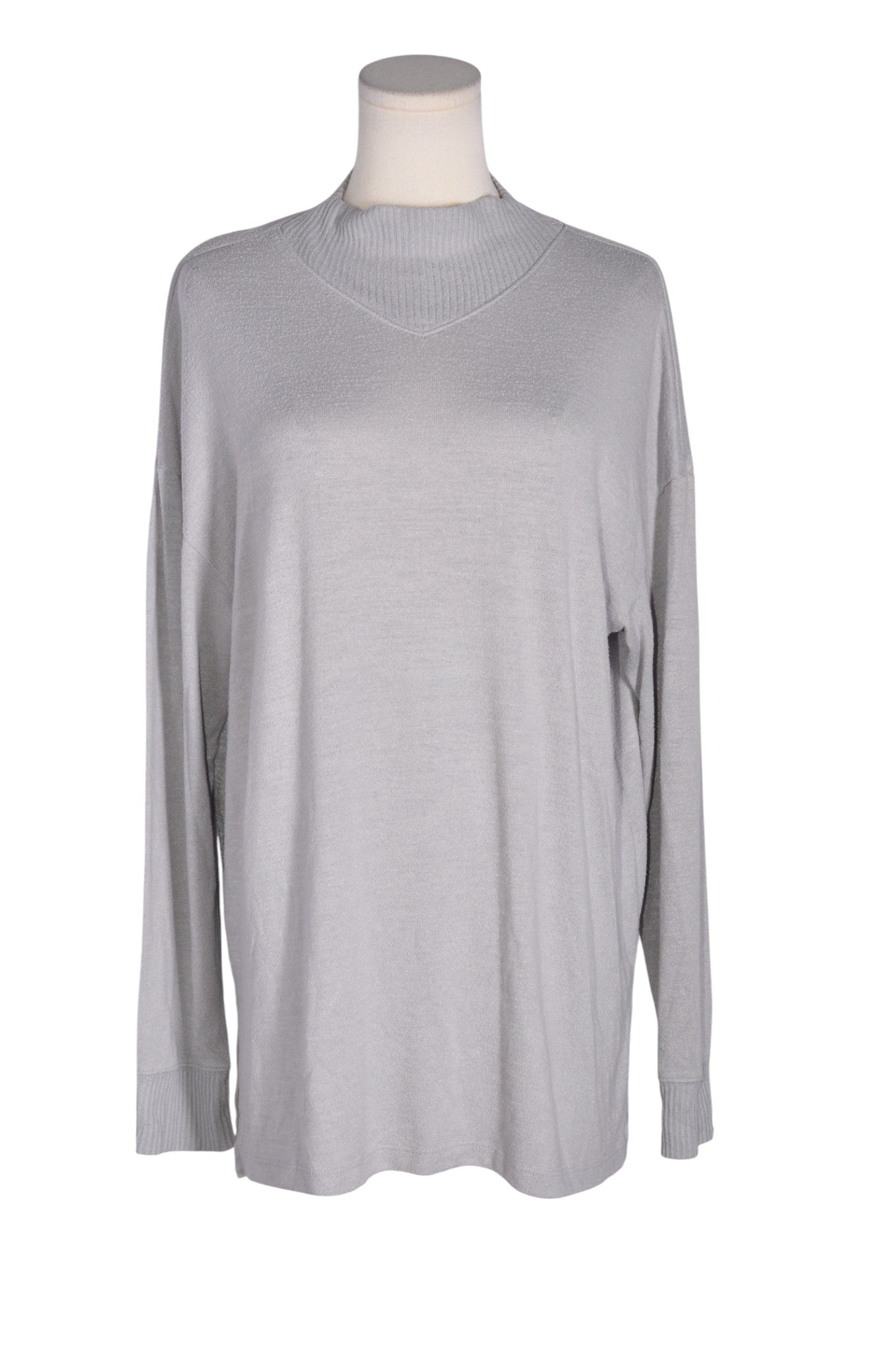 ABERCROMBIE & FITCH Women Knit Tops Regular fit in Gray - Size L | 16.9 $ KOOP