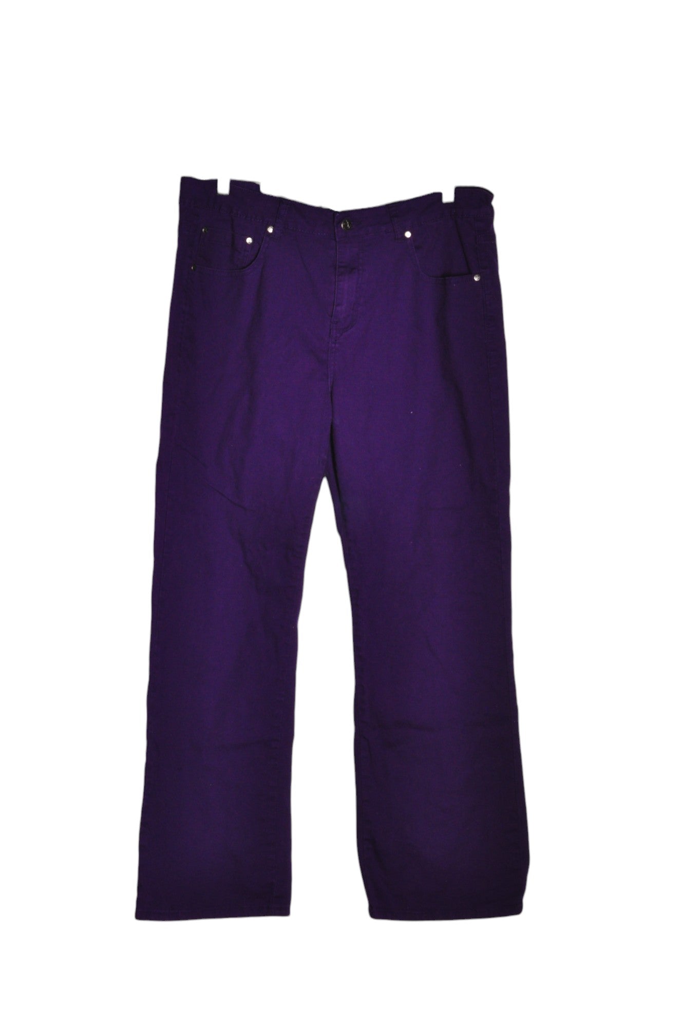 PASSION Women Work Pants Regular fit in Purple - Size 16 | 13.25 $ KOOP