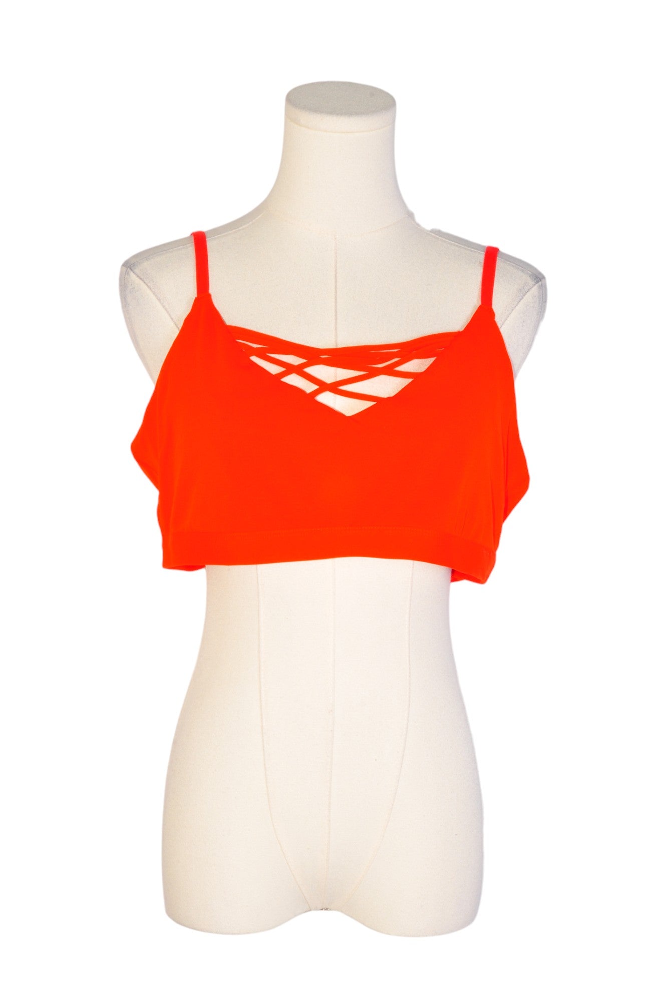 UNBRANDED Women Activewear Sports Bras Regular fit in Orange - Size XXL | 10.29 $ KOOP