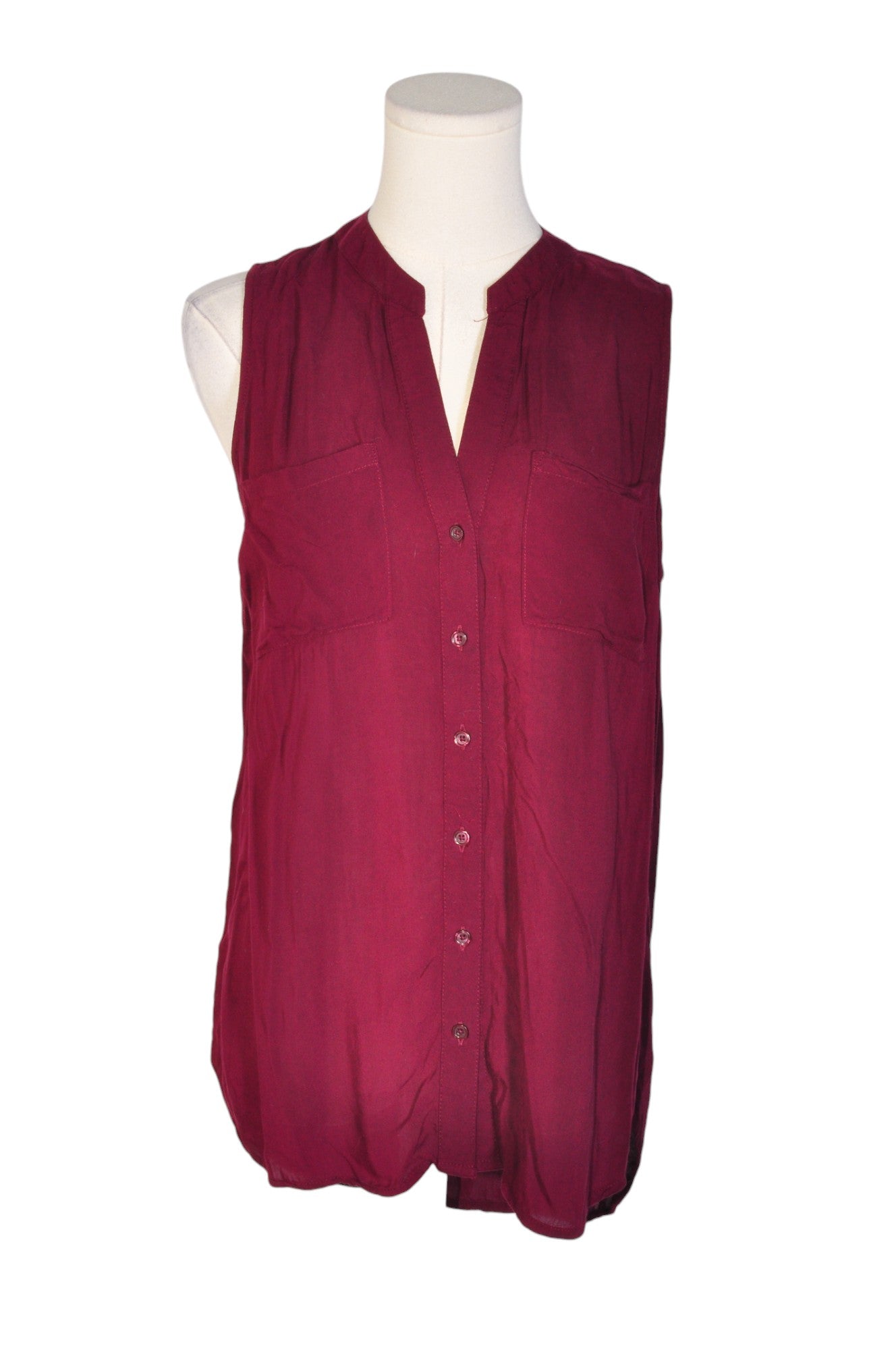 OLD NAVY Women Button Down Tops Regular fit in Red - Size M | 11.29 $ KOOP