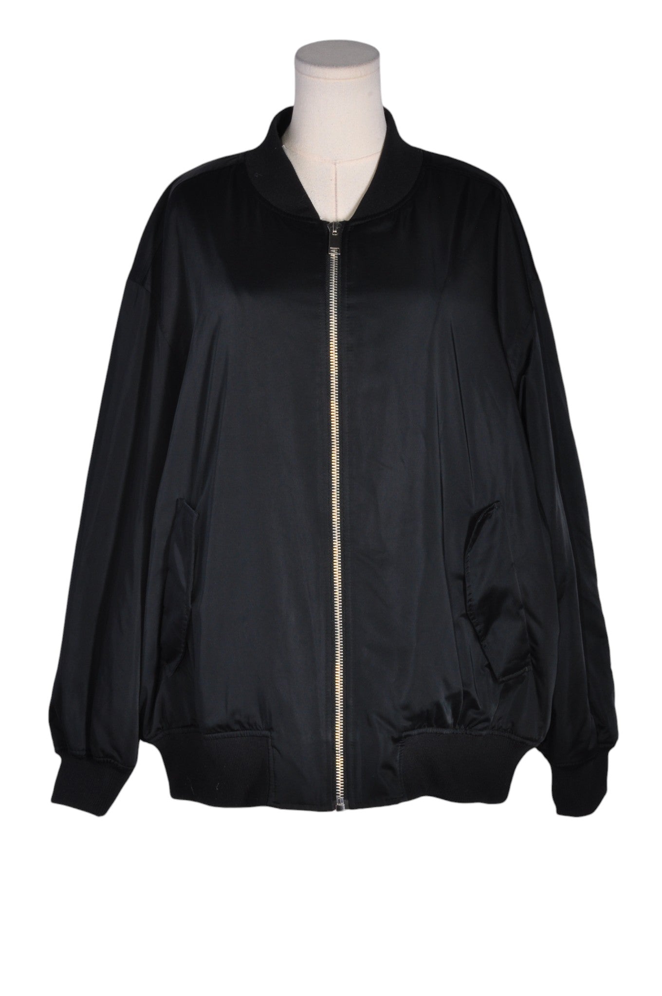 MARKS & SPENCER Women Bombers Jackets Regular fit in Black - Size 22 | 59.9 $ KOOP