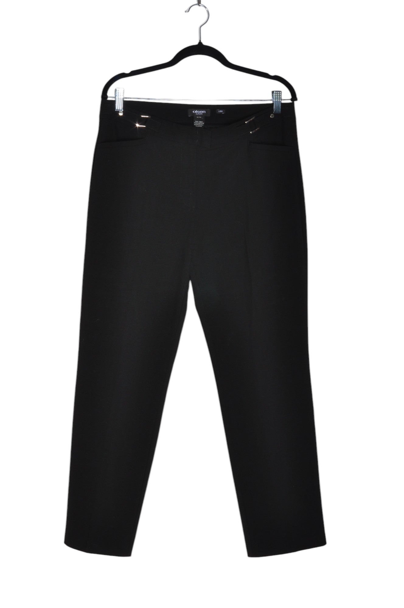 OLSEN Women Work Pants Regular fit in Black - Size 10 | 44.29 $ KOOP