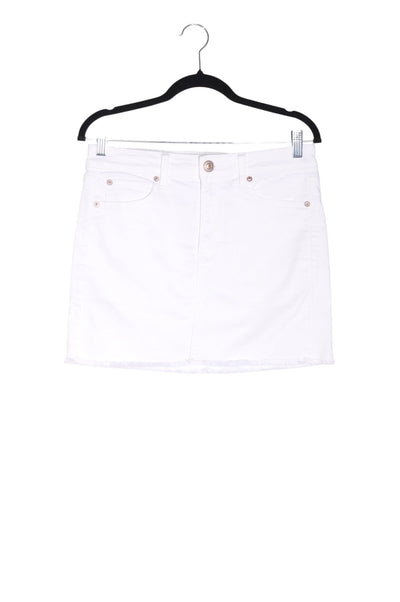 AMERICAN EAGLE Women Denim Skirts Regular fit in White - Size 10 | 18.99 $ KOOP