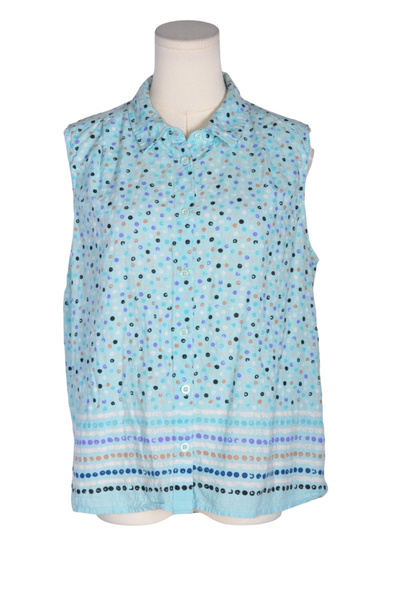 NORTHERN REFLECTIONS Women Button Down Tops Regular fit in Blue - Size L | 19.99 $ KOOP