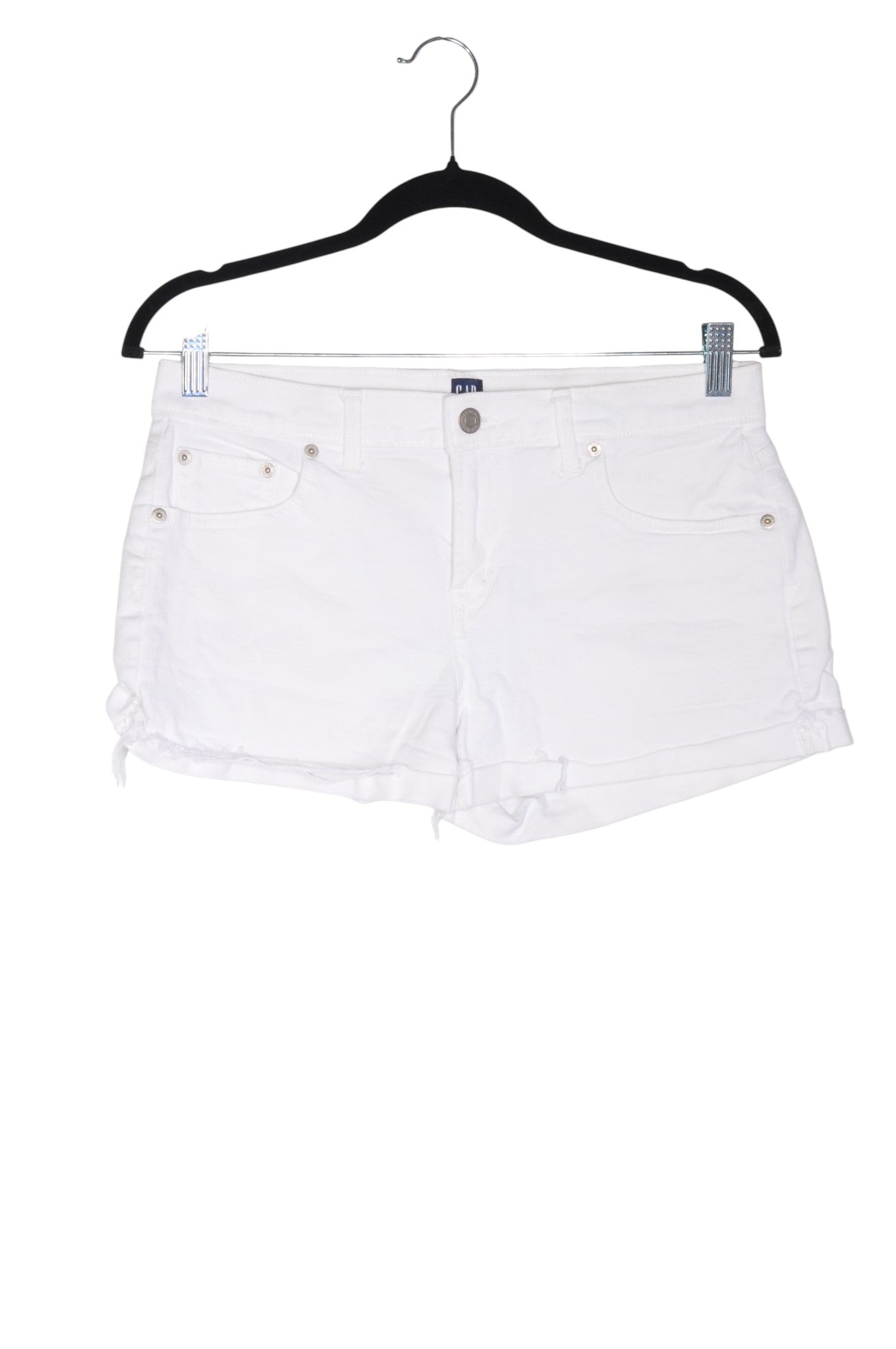 GAP Women Denim Shorts Regular fit in White - Size 27 | 22.3 $ KOOP