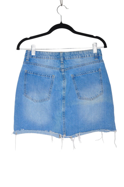 REFUGE Women Denim Skirts Regular fit in Blue - Size 7 | 13.4 $ KOOP