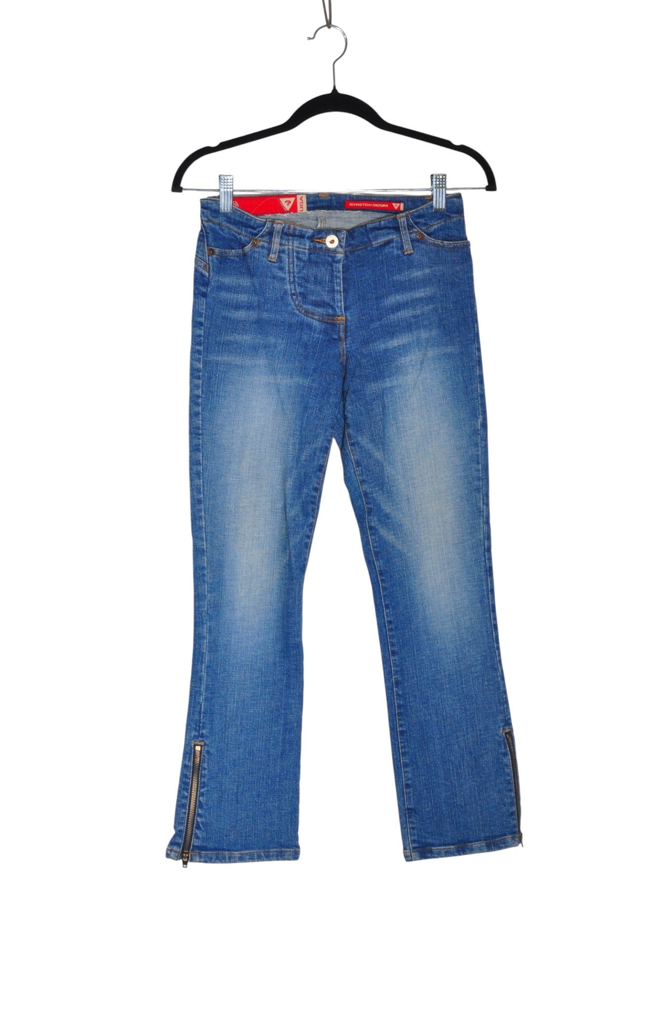 GUESS Women Straight-Legged Jeans Regular fit in Blue - Size 24 | 27.55 $ KOOP