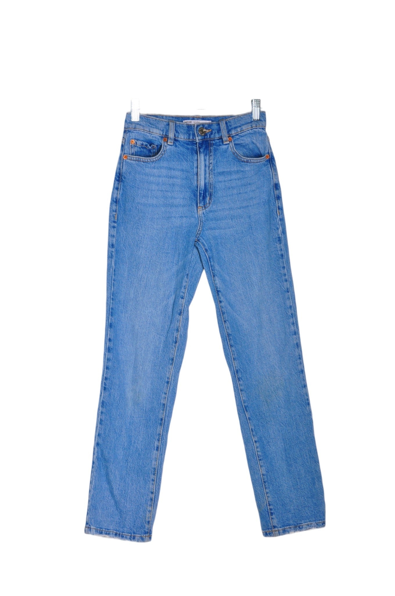 GARAGE Women Straight-Legged Jeans Regular fit in Blue - Size 0 | 22.3 $ KOOP