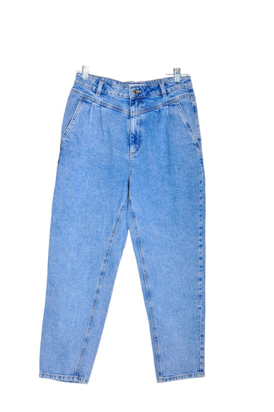 DYNAMITE Women Straight-Legged Jeans Regular fit in Blue - Size 28 | 17.25 $ KOOP