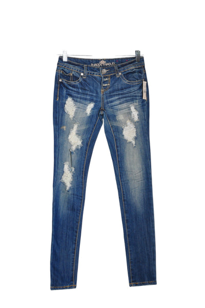 ALMOST FAMOUS Women Skinny Jeans Regular fit in Blue - Size 3 | 11.19 $ KOOP