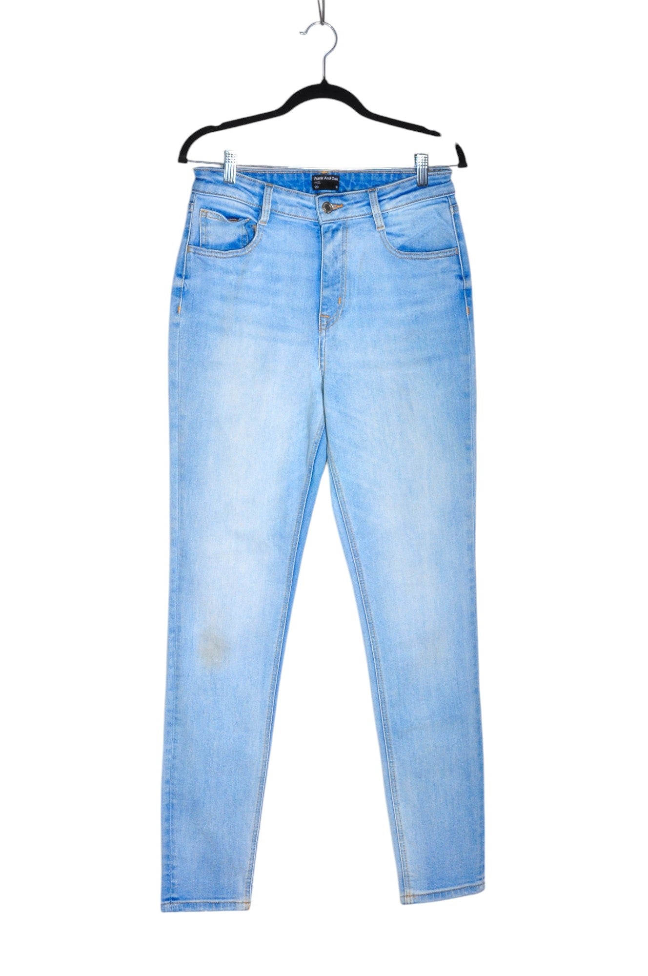 FRANK & OAK Women Straight-Legged Jeans Regular fit in Blue - Size 21 | 29.99 $ KOOP