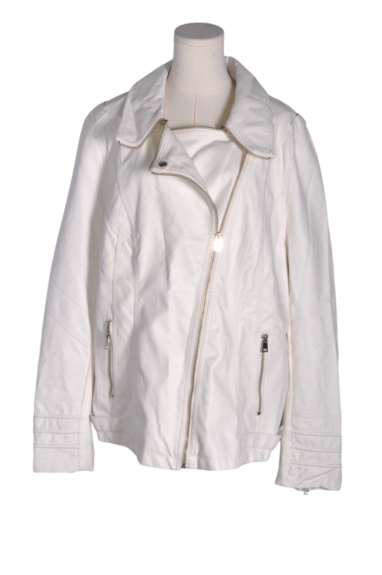 LOVE & LEGEND Women Coats Regular fit in White - Size XXL | 17.5 $ KOOP