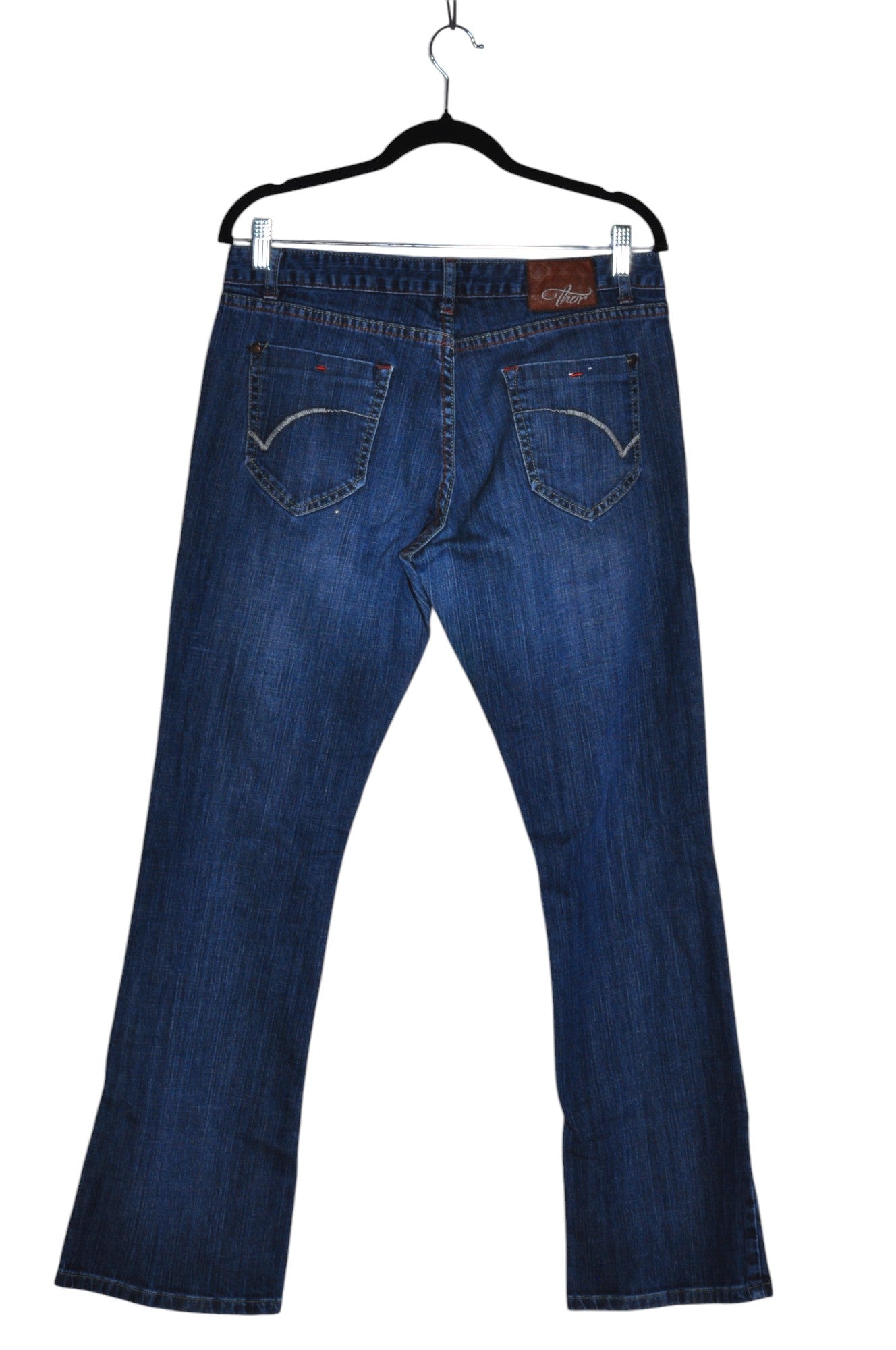 THOR Women Straight-Legged Jeans Regular fit in Blue - Size 9 | 17.29 $ KOOP