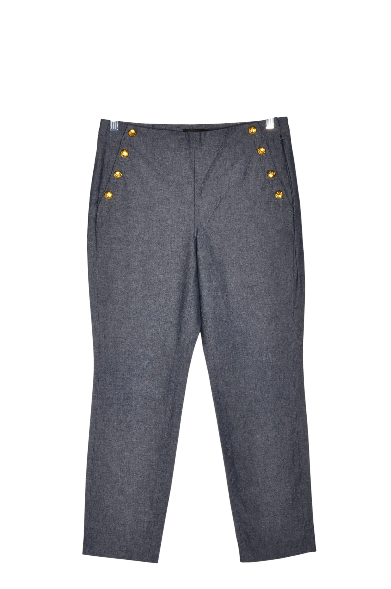 BANANA REPUBLIC Women Work Pants Regular fit in Gray - Size 8 | 44.29 $ KOOP