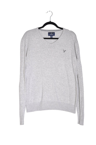 AMERICAN EAGLE Men Sweaters Regular fit in Gray - Size M | 18.99 $ KOOP