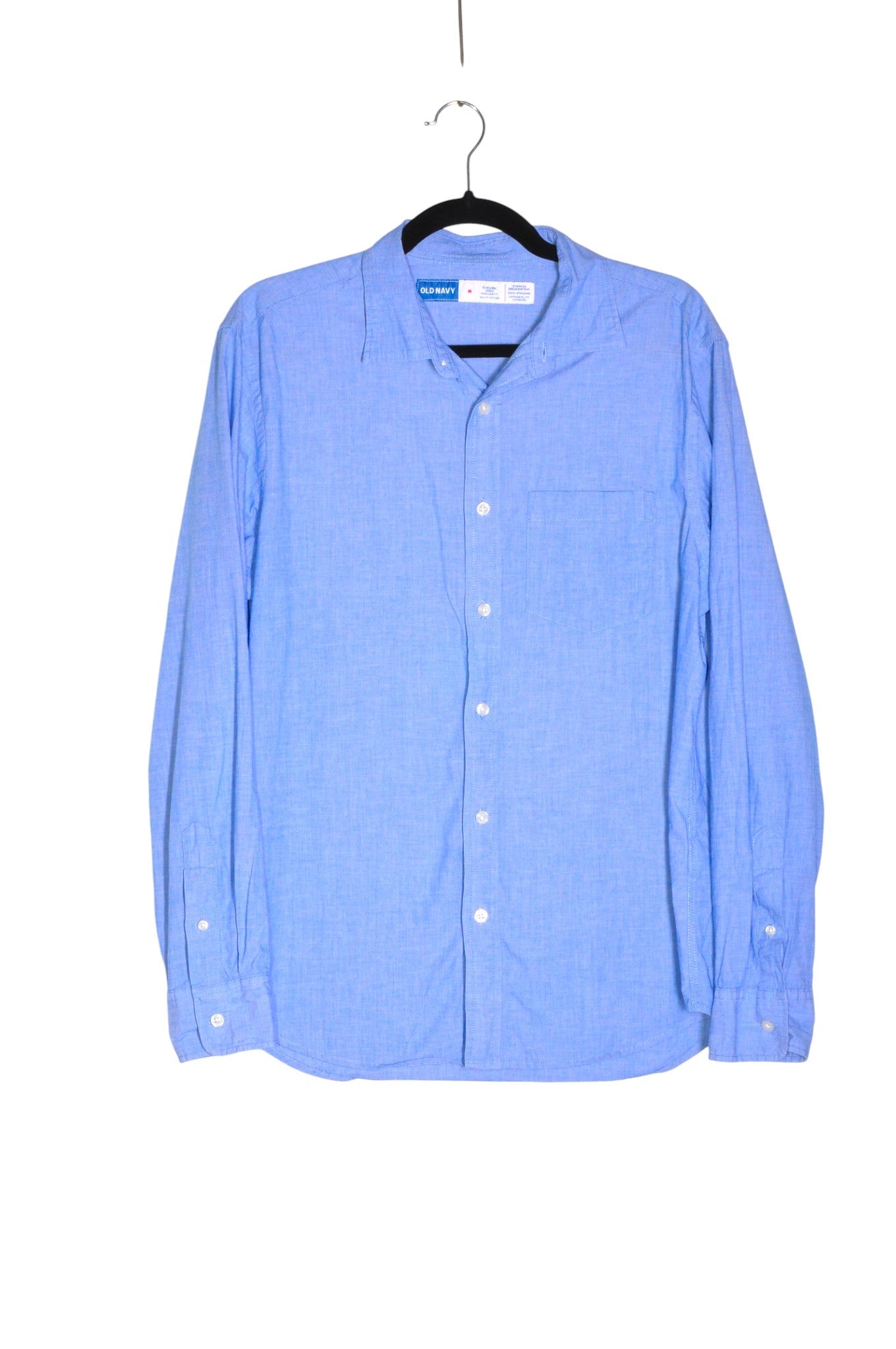 OLD NAVY Men Button Down Tops Regular fit in Blue - Size M | 13.99 $ KOOP