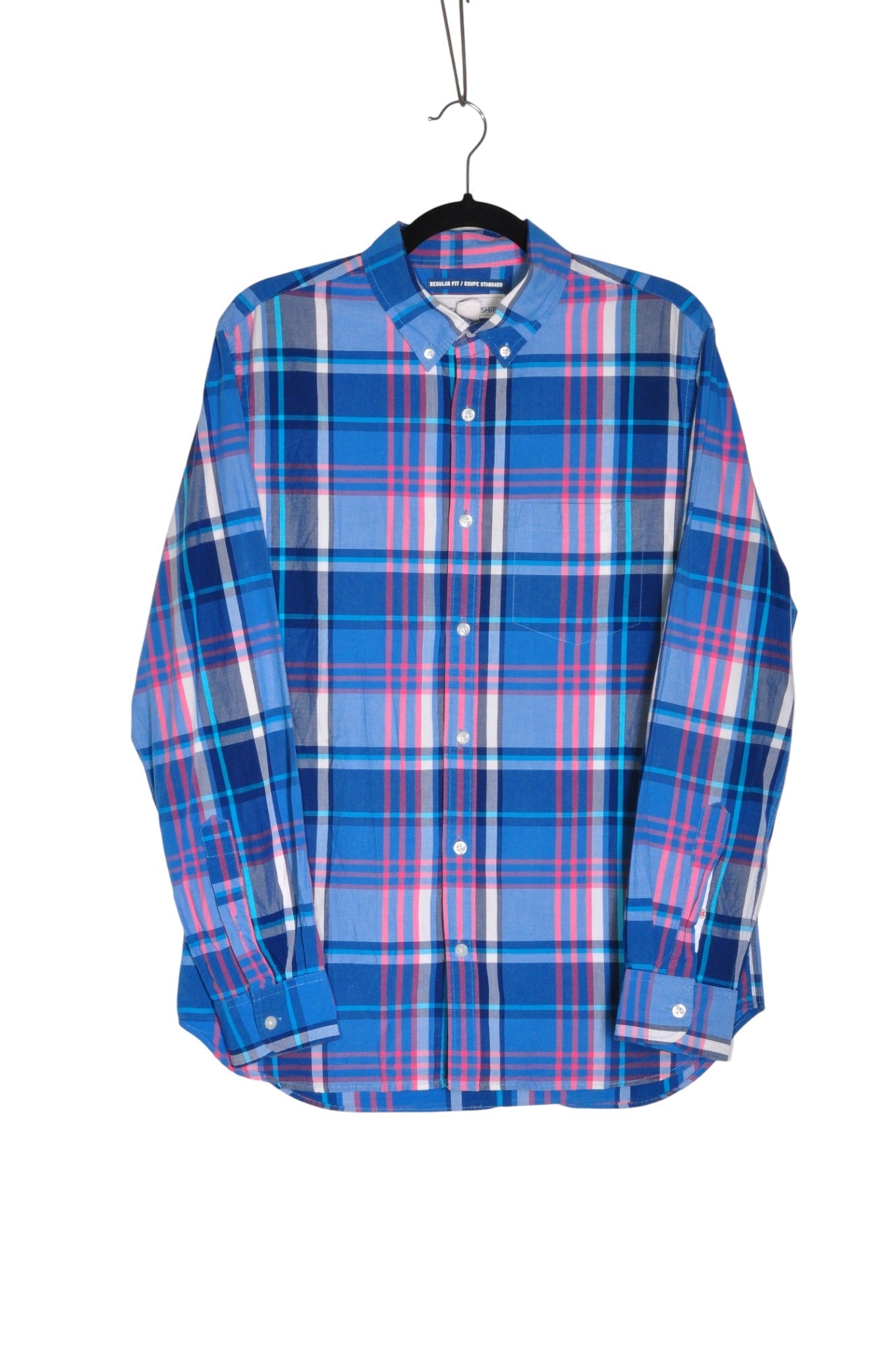 OLD NAVY Men Button Down Tops Regular fit in Blue - Size M | 13.99 $ KOOP