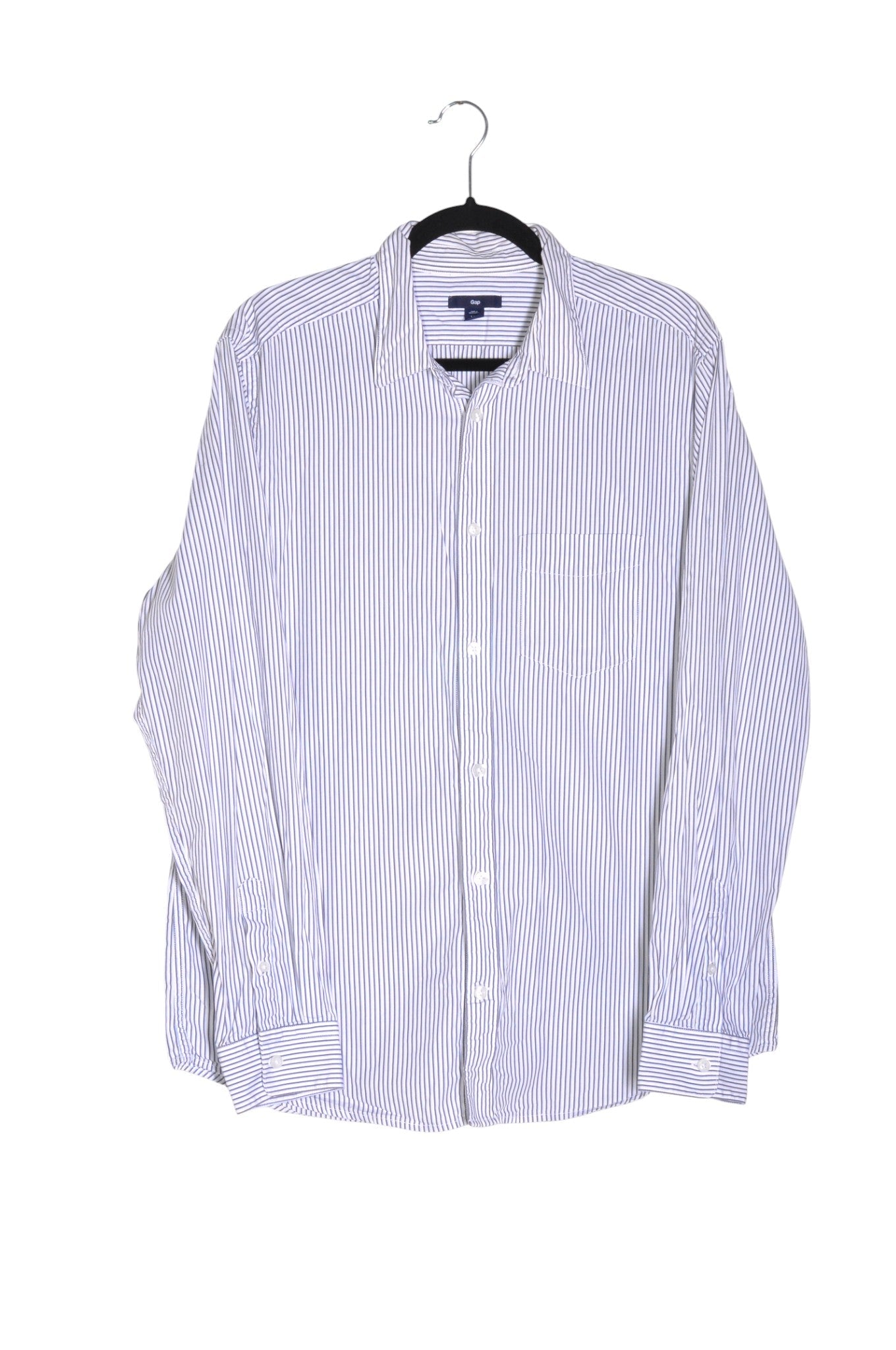 GAP Men Button Down Tops Regular fit in Blue - Size L | 27.8 $ KOOP