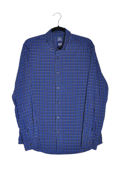 GAP Men Button Down Tops Regular fit in Blue - Size M | 27.8 $ KOOP