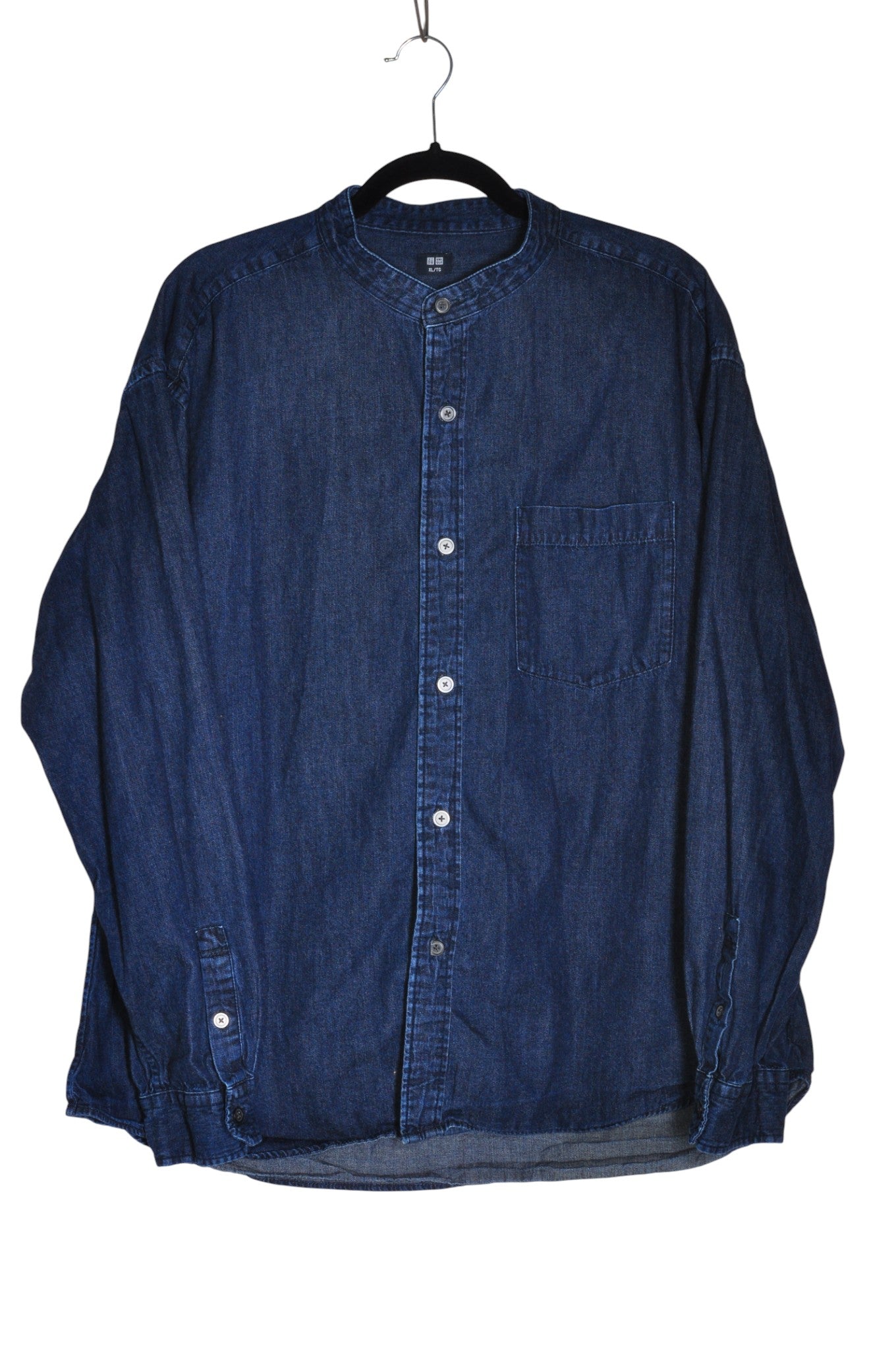 UNIQLO Men Denim Tops Regular fit in Blue - Size XL | 9.99 $ KOOP