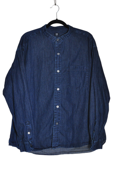 UNIQLO Men Denim Tops Regular fit in Blue - Size XL | 9.99 $ KOOP