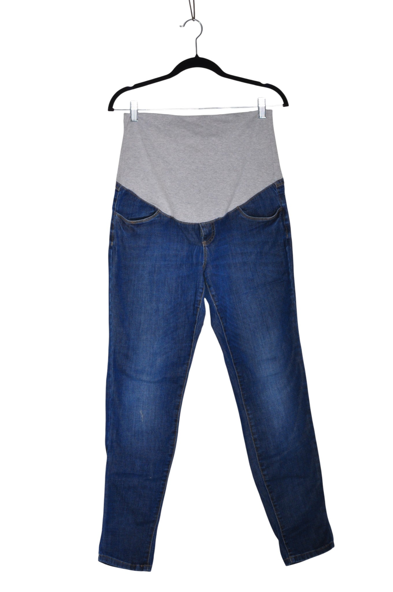 THYME MATERNITY Women Straight-Legged Jeans Regular fit in Blue - Size M | 29.99 $ KOOP