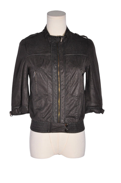 ZARA Women Leather Jackets Regular fit in Black - Size XS | 54.99 $ KOOP