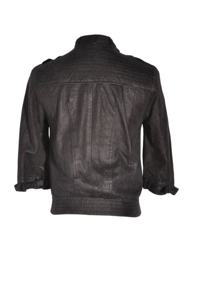 ZARA Women Leather Jackets Regular fit in Black - Size XS | 54.99 $ KOOP