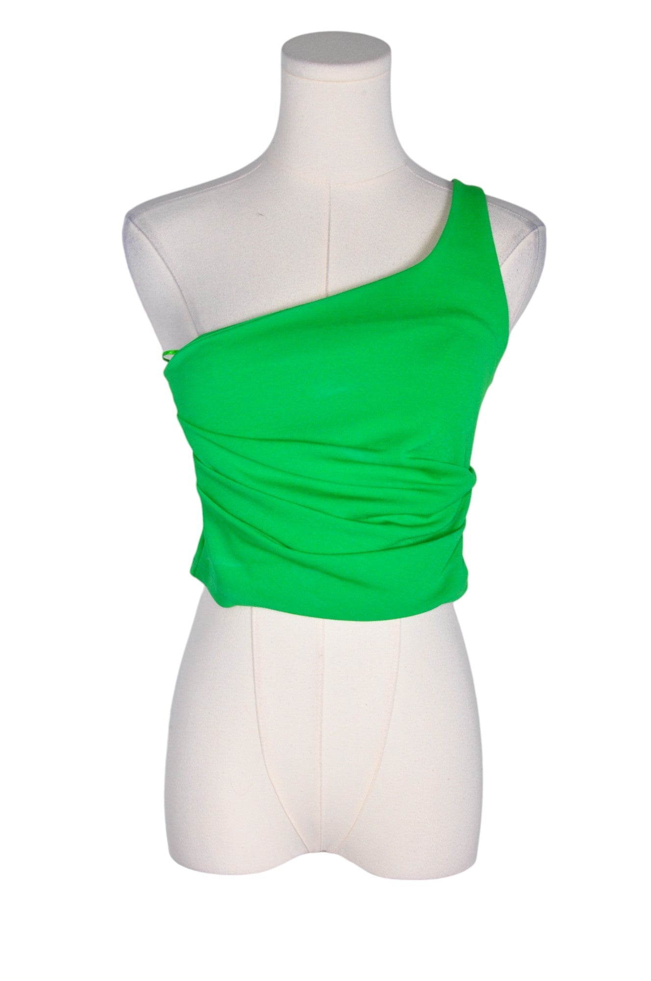 ZARA Women Crop Tops Regular fit in Green - Size 26 | 12.99 $ KOOP