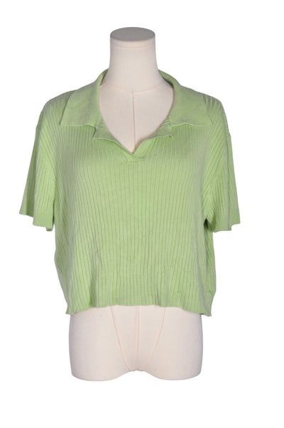 SHEIN Women Knit Tops Regular fit in Green - Size 3XL | 9.99 $ KOOP