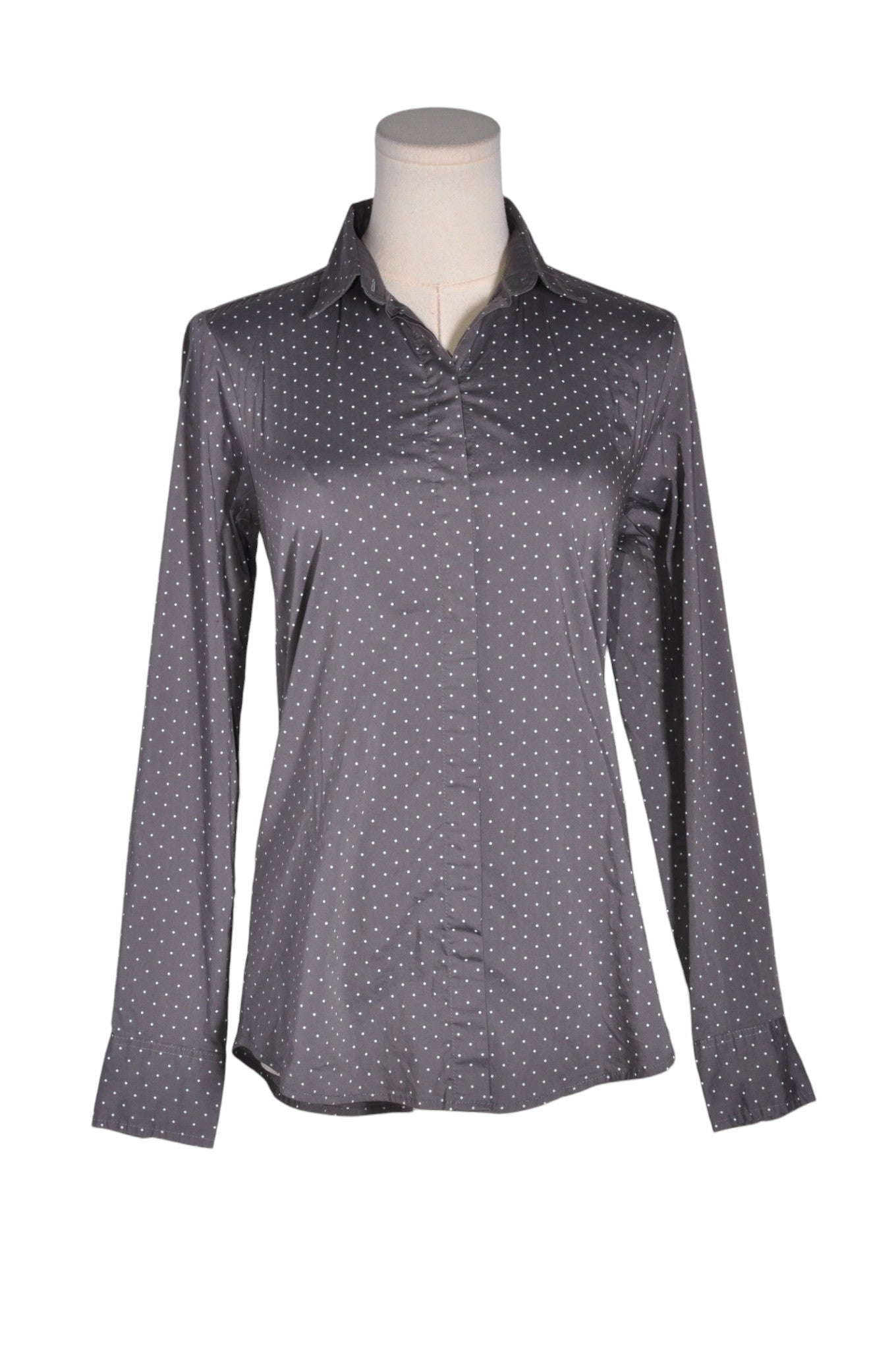 SEARS Women Button Down Tops Regular fit in Gray - Size 2 | 13.25 $ KOOP