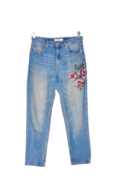 DYNAMITE Women Straight-Legged Jeans Regular fit in Blue - Size 26 | 22.3 $ KOOP