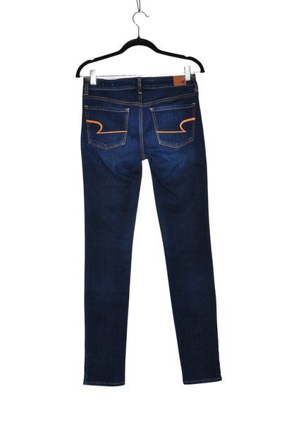 AMERICAN EAGLE Women Straight-Legged Jeans Regular fit in Blue - Size 4 | 27.8 $ KOOP