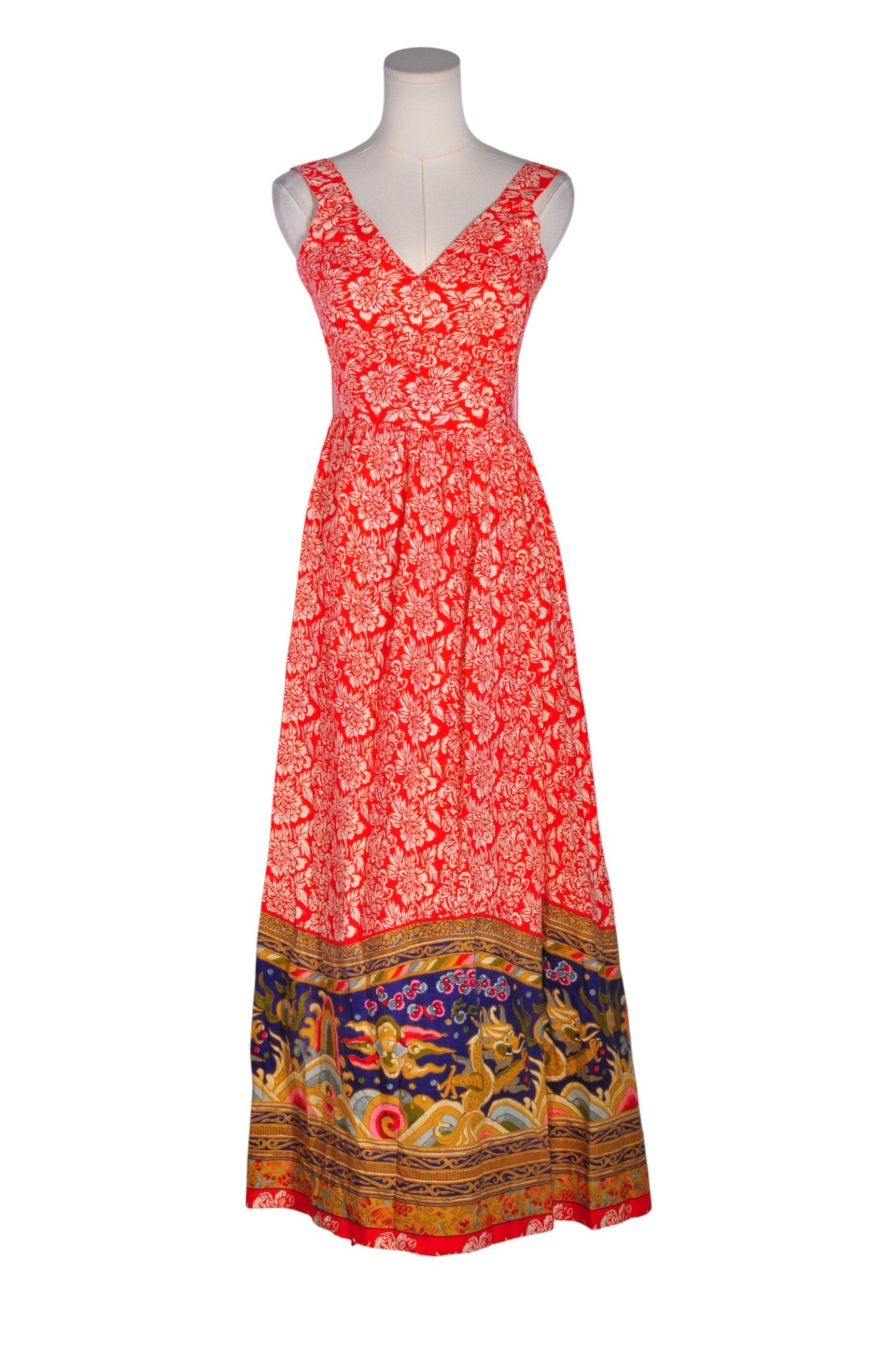 UNBRANDED Women Maxi Dresses Regular fit in Orange - Size 12 | 11.99 $ KOOP