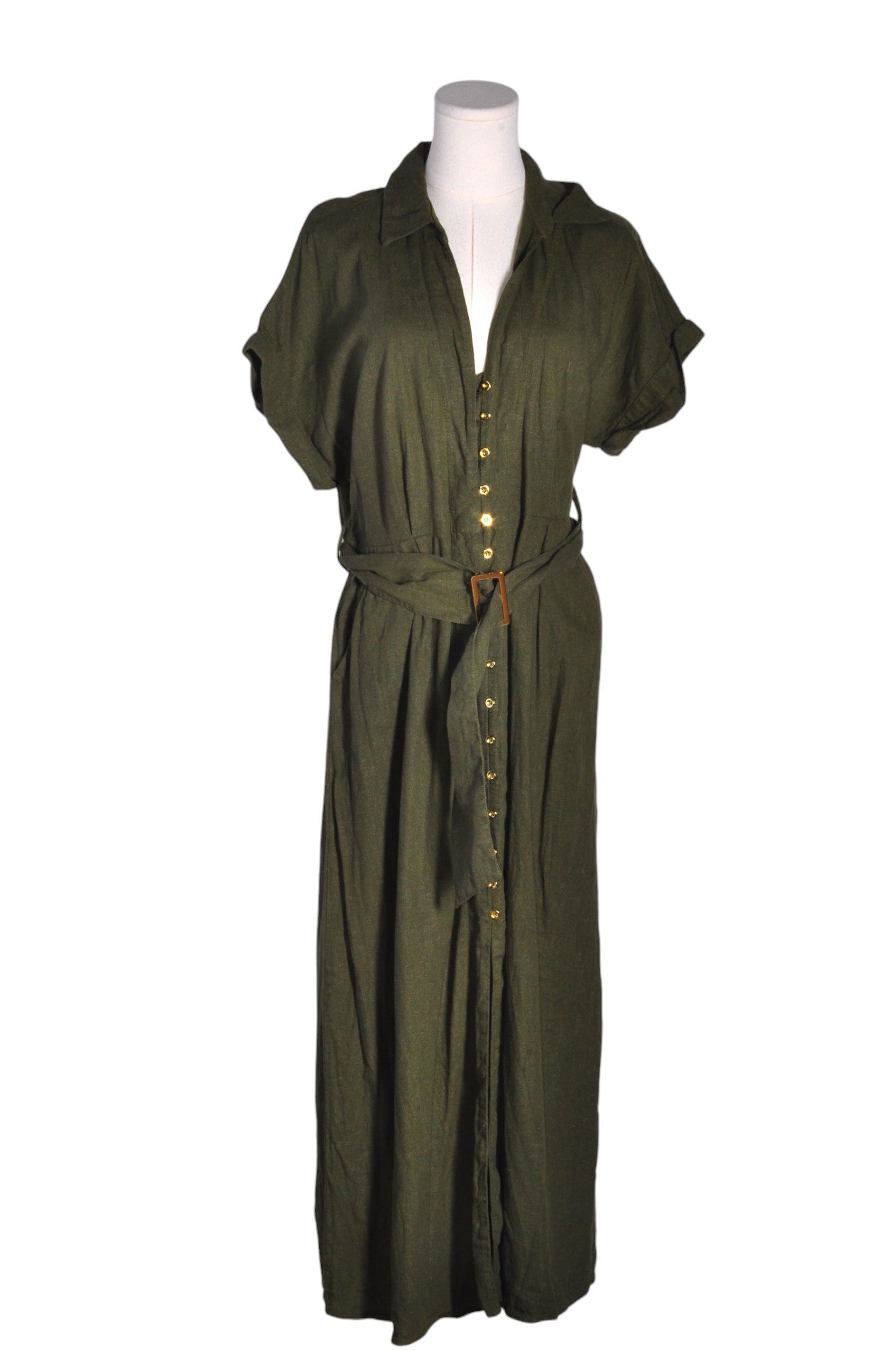 ZARA Women Wrap Dresses Regular fit in Green - Size L | 11.25 $ KOOP