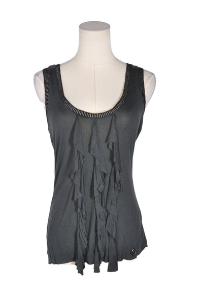 GUESS Women Tank Tops Regular fit in Gray - Size L | 22.3 $ KOOP