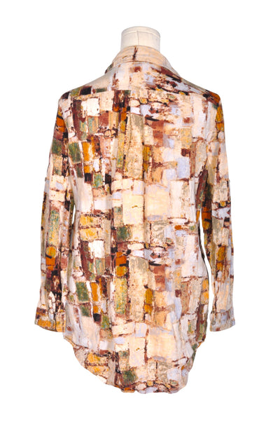 UNBRANDED Women Button Down Tops Regular fit in Brown - Size 44 | 9.99 $ KOOP