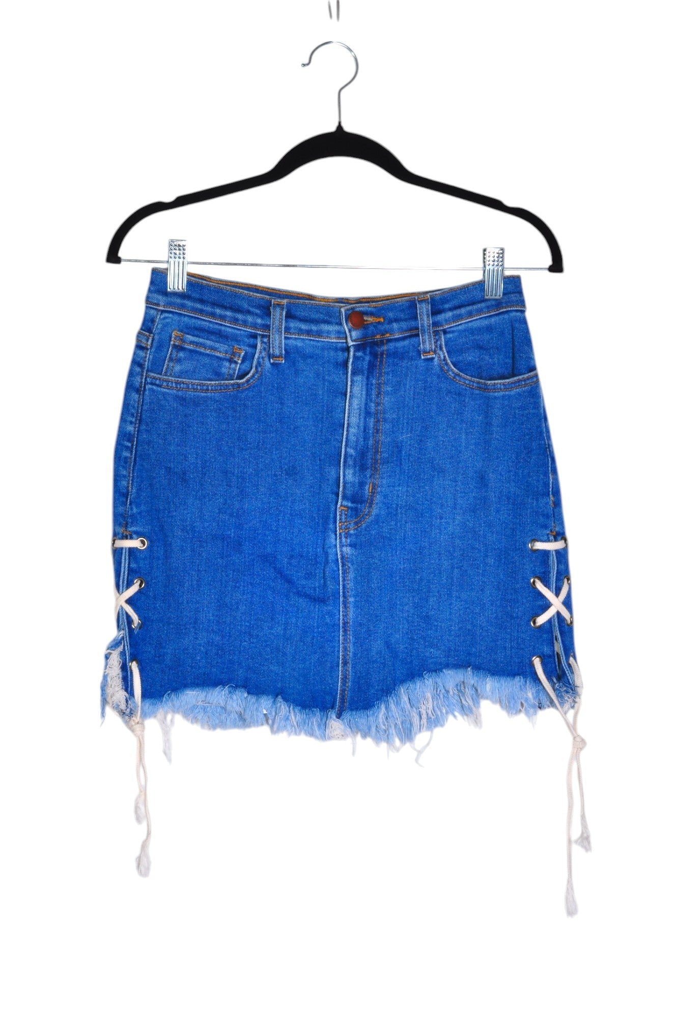 VIBRANT Women Denim Skirts Regular fit in Blue - Size L | 17.89 $ KOOP