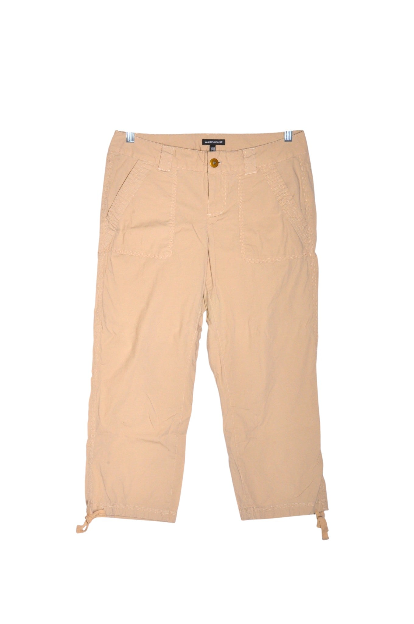 WAREHOUSE Women Capri Pants Regular fit in Beige - Size 42 | 12.29 $ KOOP