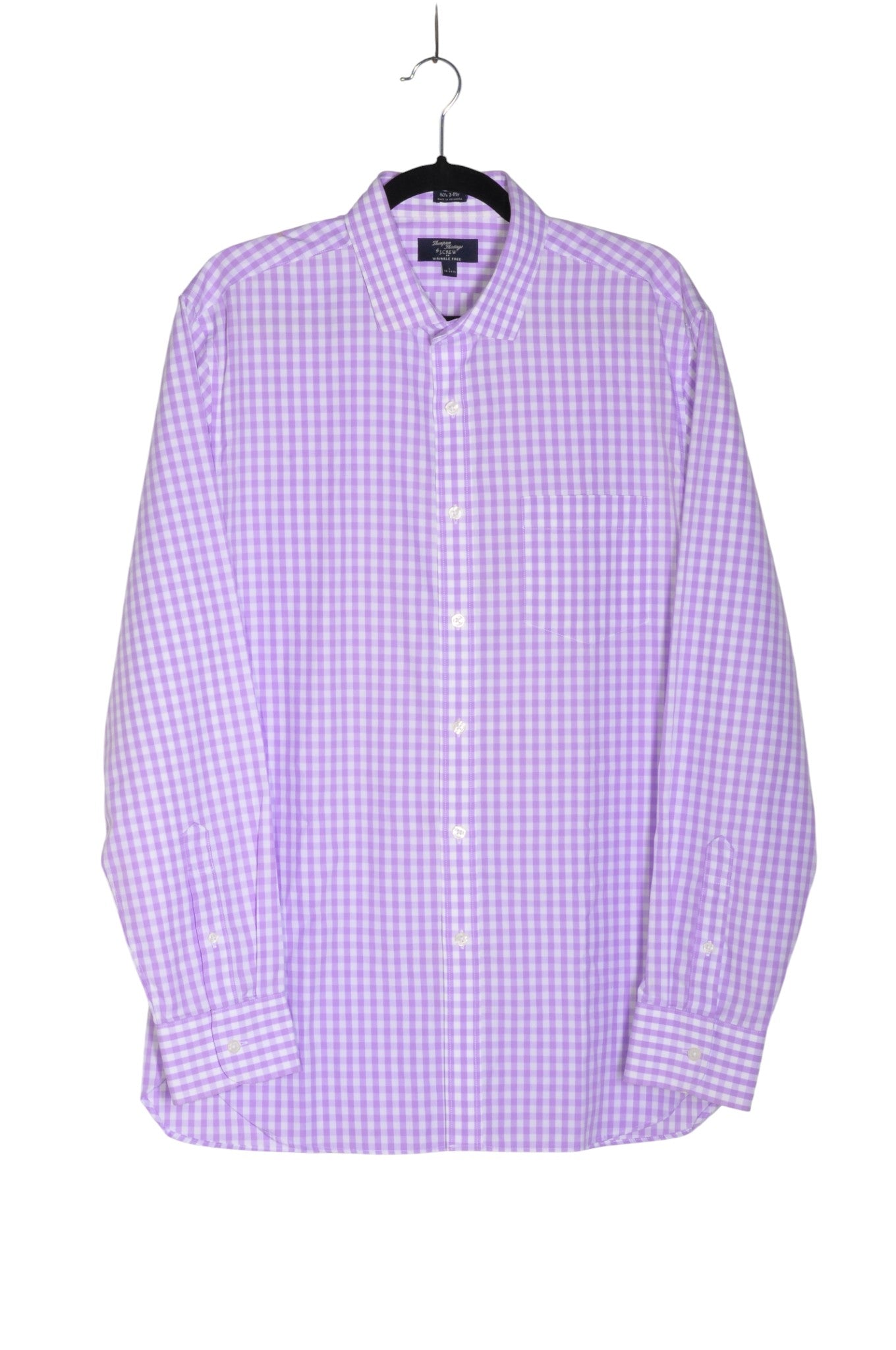 J. CREW Men Button Down Tops Regular fit in Purple - Size L | 31.5 $ KOOP