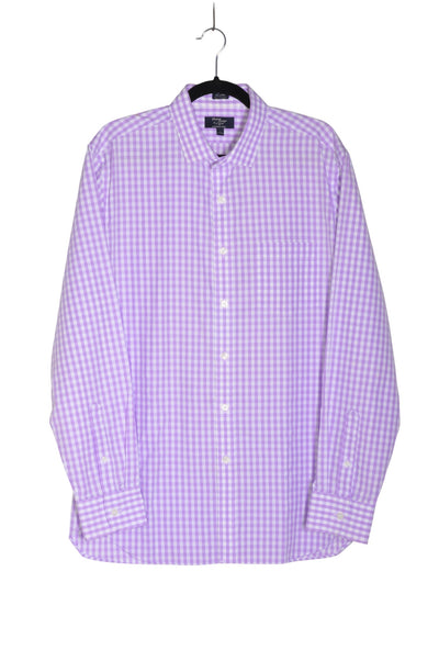 J. CREW Men Button Down Tops Regular fit in Purple - Size L | 31.5 $ KOOP