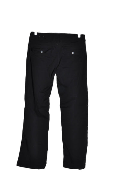 PRANA Women Work Pants Regular fit in Black - Size 12 | 27.99 $ KOOP