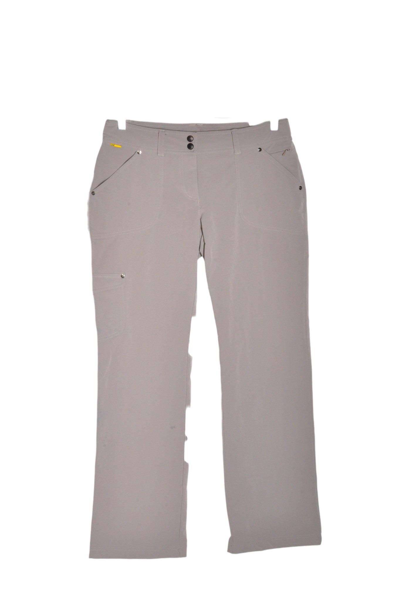 LOLE Women Work Pants Regular fit in Gray - Size 8 | 30.39 $ KOOP