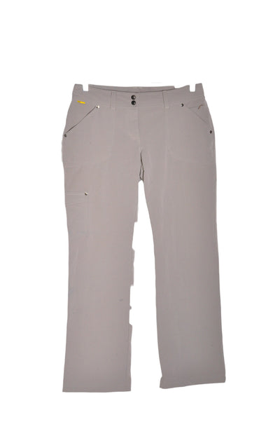 LOLE Women Work Pants Regular fit in Gray - Size 8 | 30.39 $ KOOP