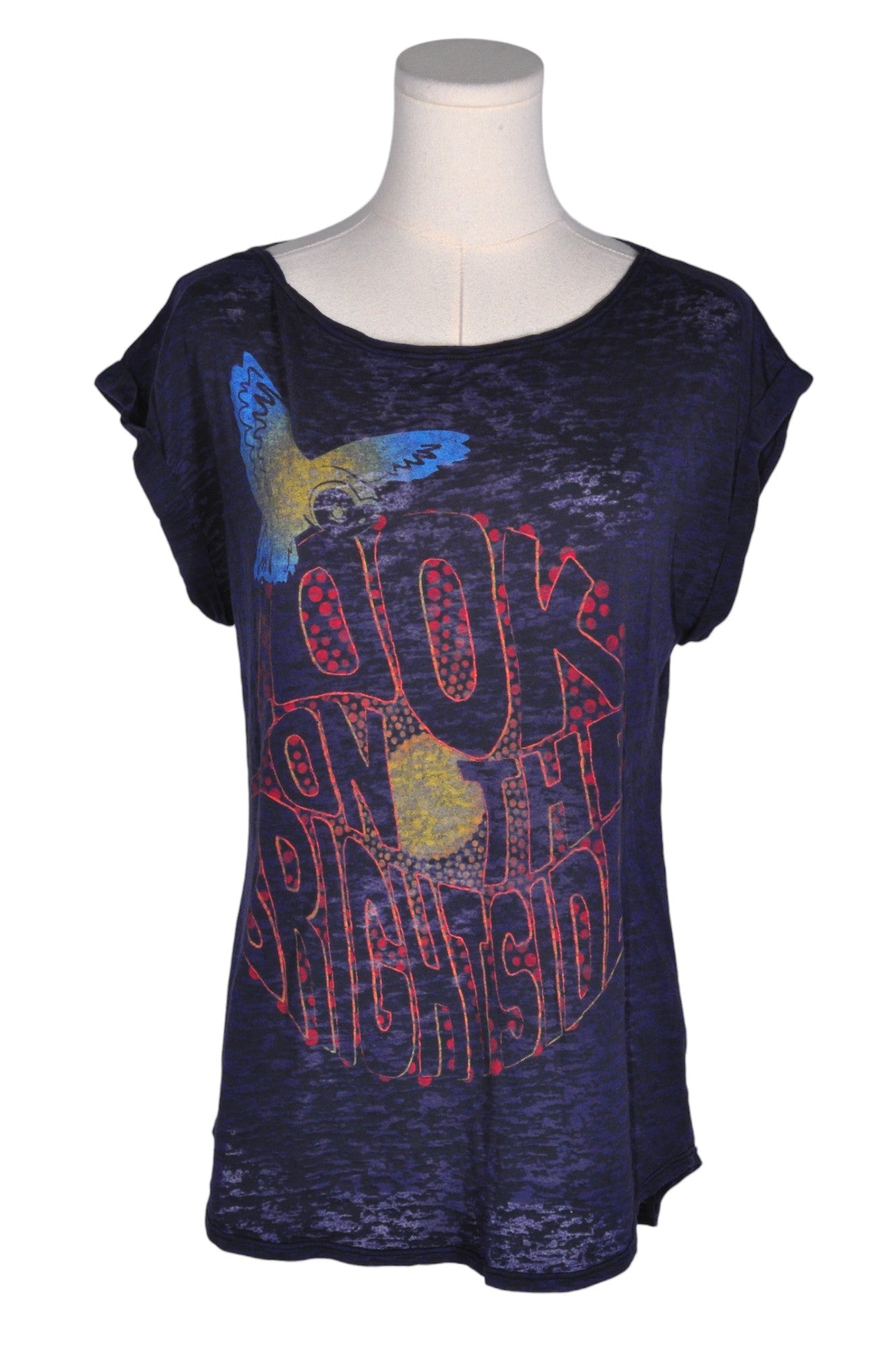 PUBLIC LIBRARY Women T-Shirts Regular fit in Blue - Size S | 13.25 $ KOOP